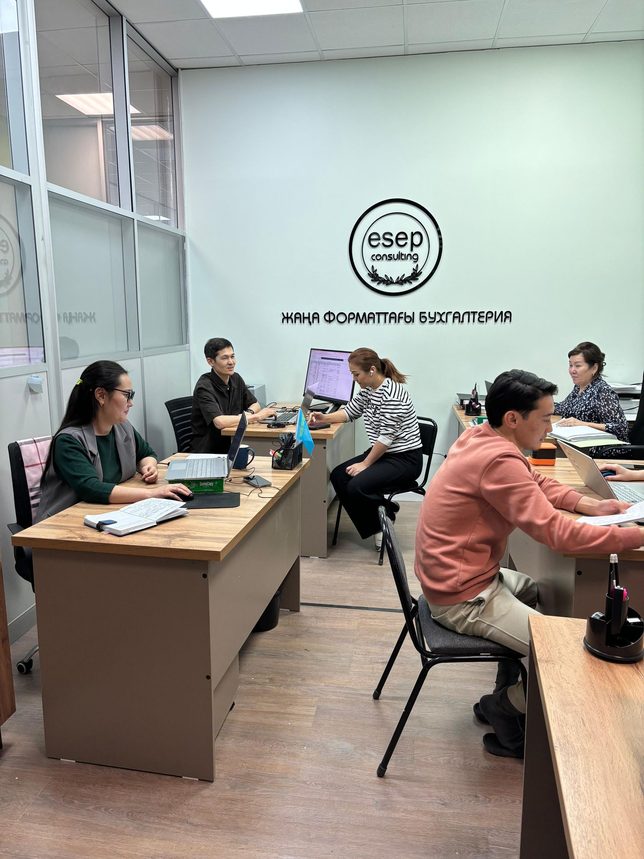 Команда ESEP CONSULTING за работой в офисе